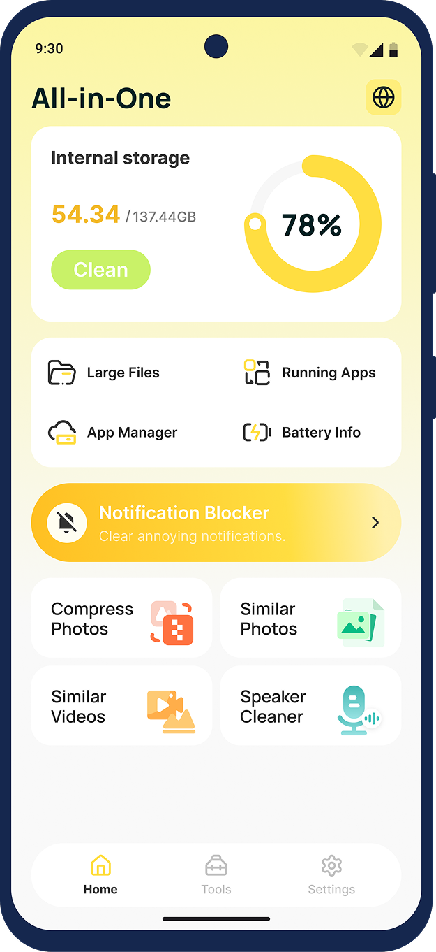 Your phone, at a glance